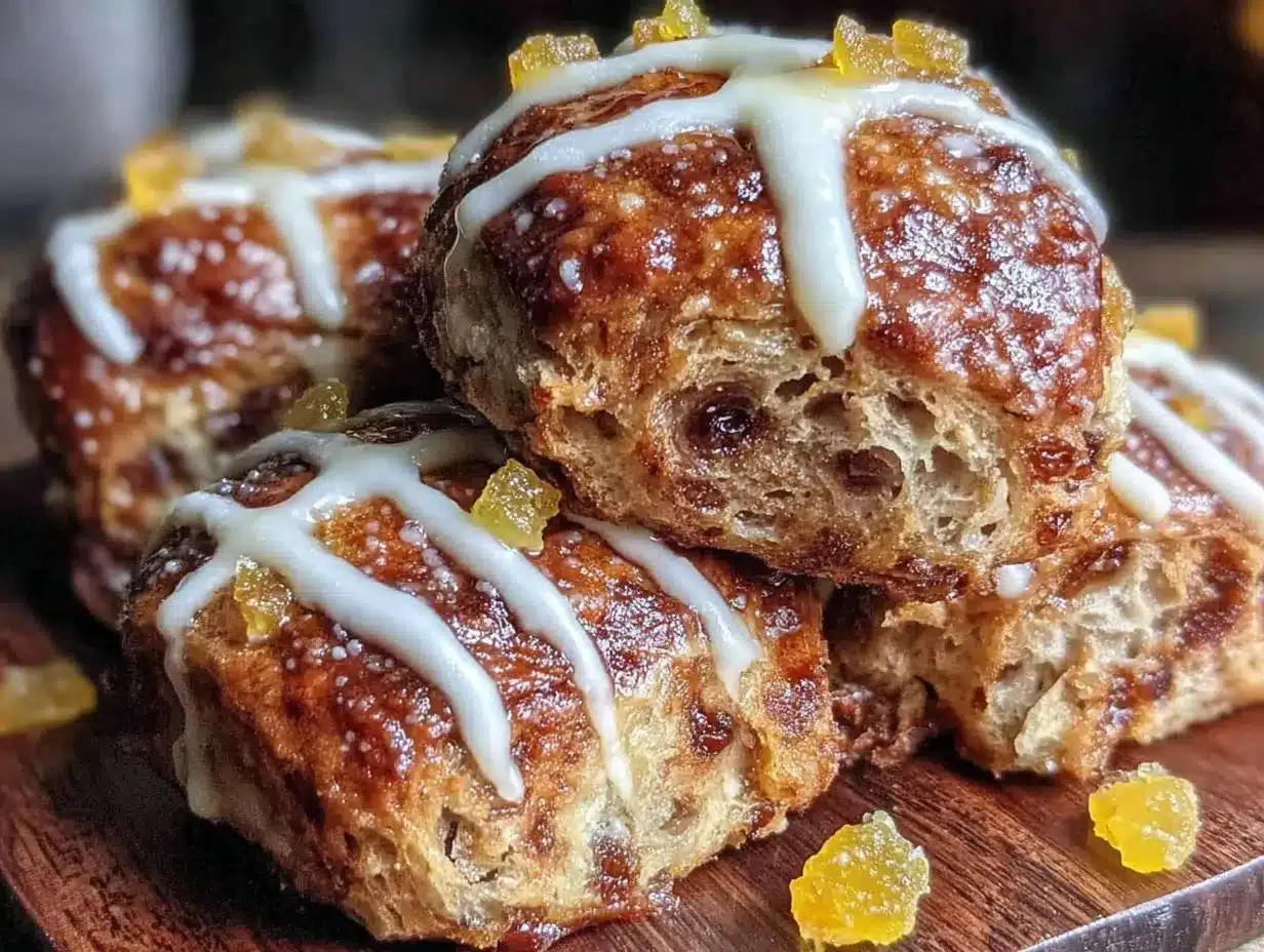 hot cross buns preparation steps