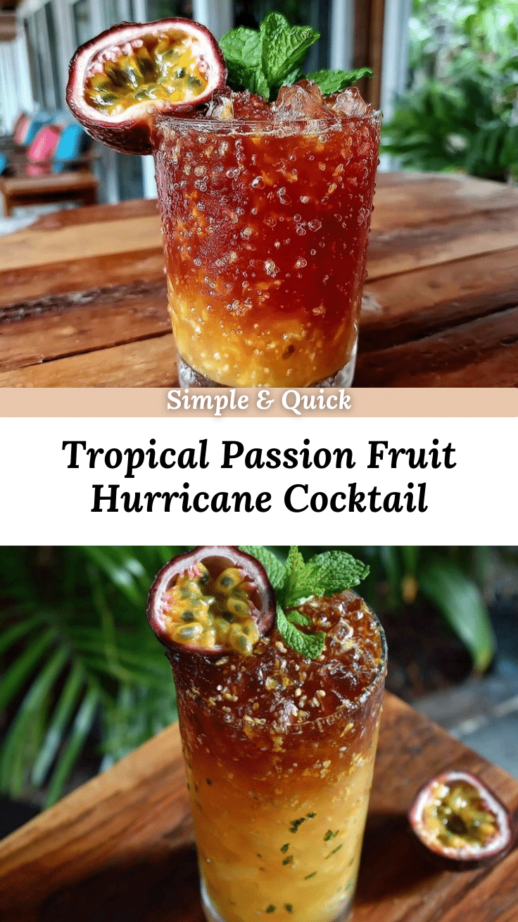 Hurricane cocktail recipe recipe