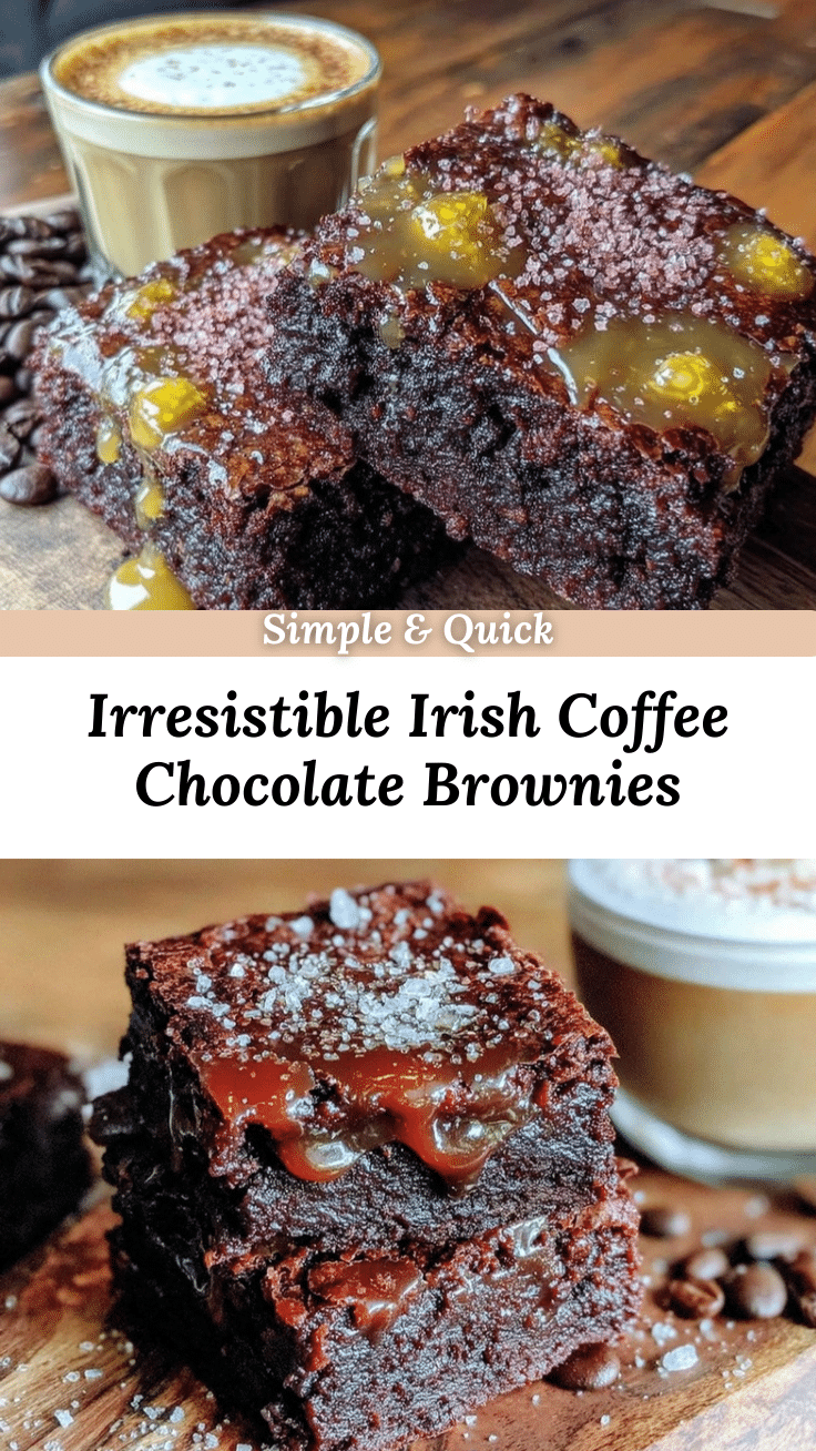 irish coffee chocolate brownies recipe