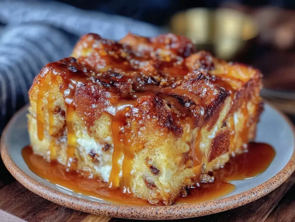 irish whiskey bread pudding - featured image