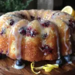 lemon blueberry bundt cake - featured image