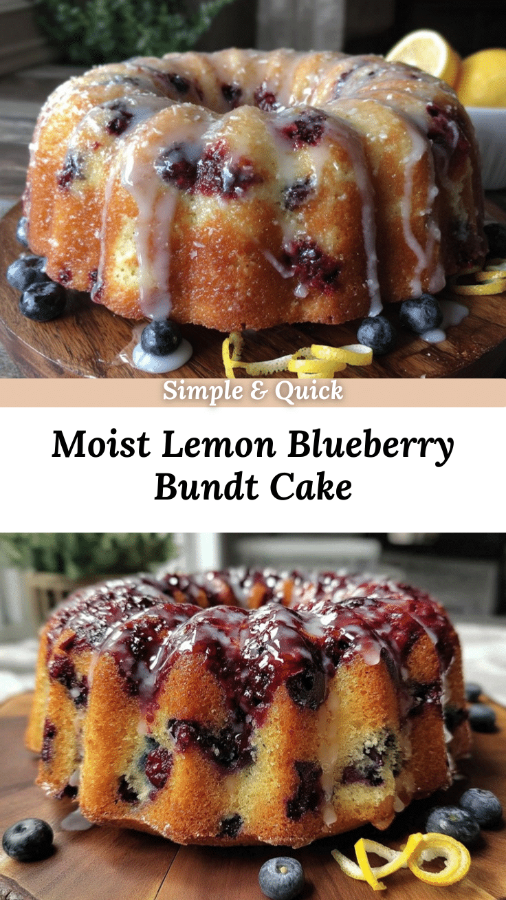 lemon blueberry bundt cake recipe