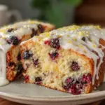 lemon blueberry Easter bread - featured image