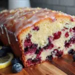 lemon blueberry pound cake - featured image