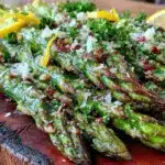 lemon garlic roasted asparagus - featured image