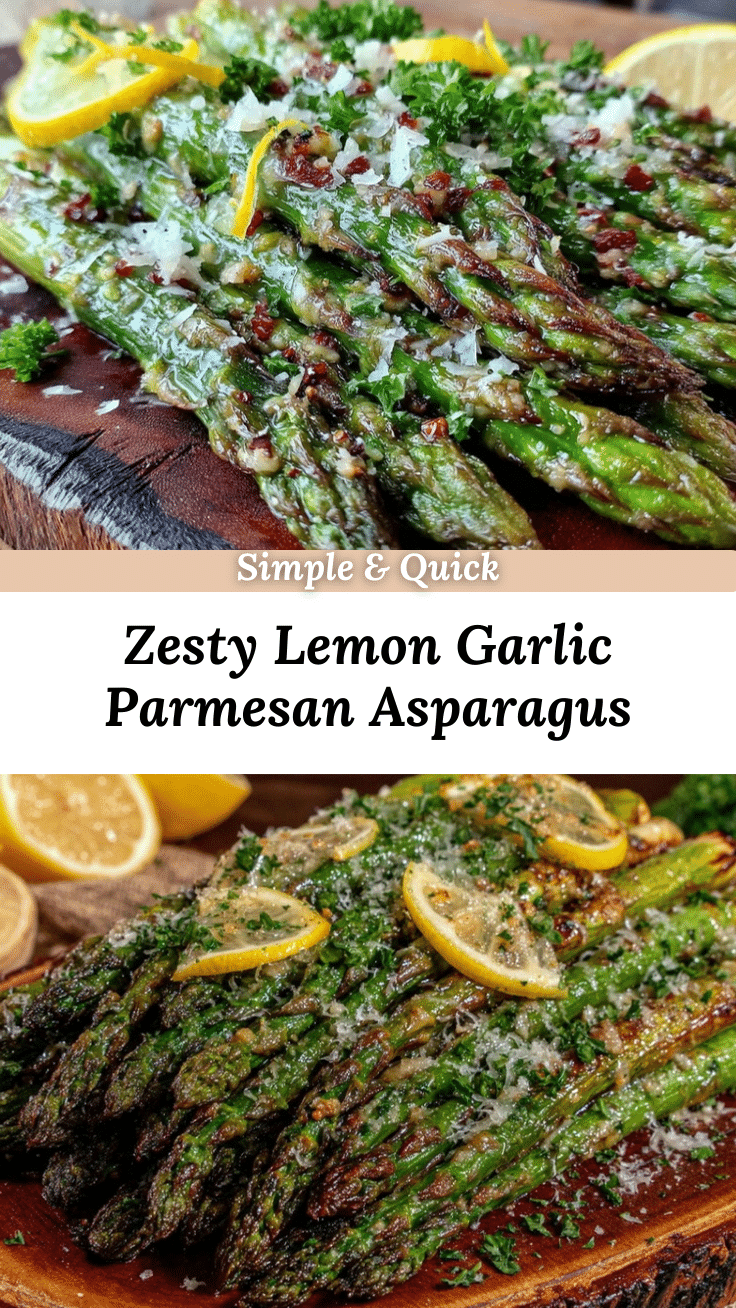lemon garlic roasted asparagus recipe