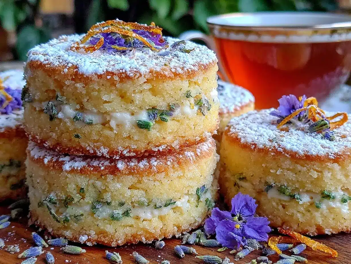 lemon lavender tea cakes preparation steps