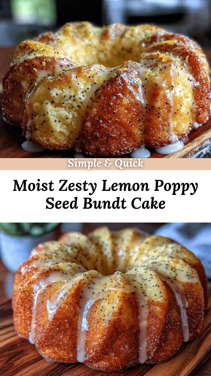 lemon poppy seed bundt cake recipe