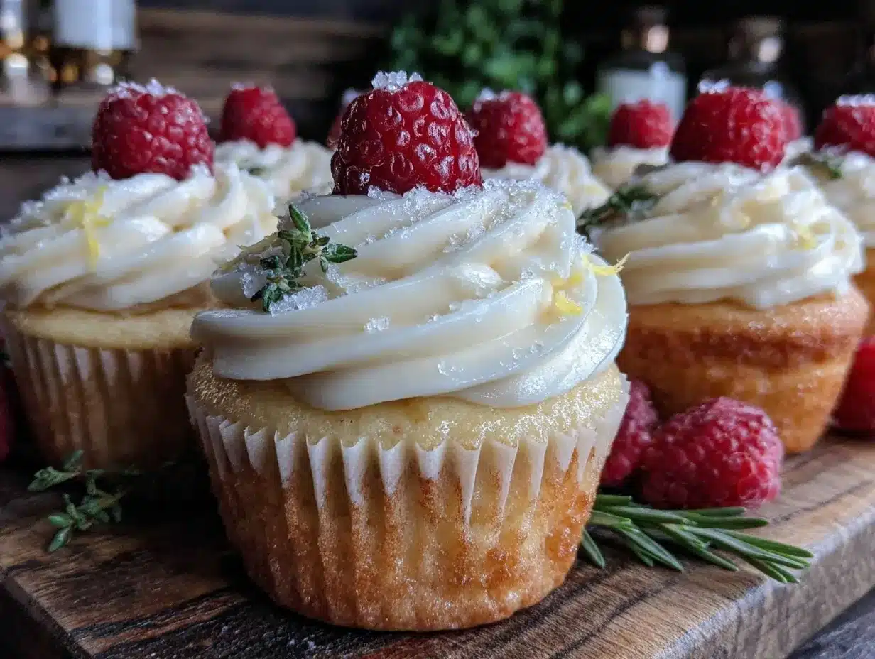 lemon raspberry cupcakes preparation steps