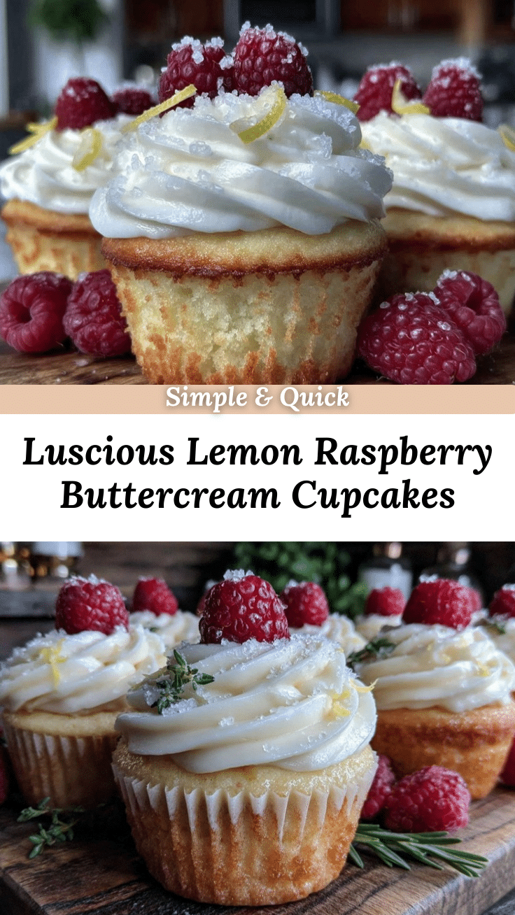 lemon raspberry cupcakes recipe