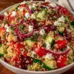 Mediterranean quinoa salad - featured image