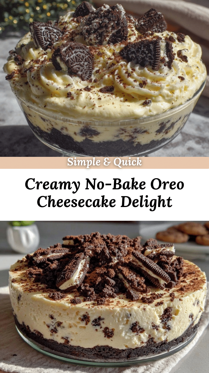 no-bake Oreo cheesecake recipe
