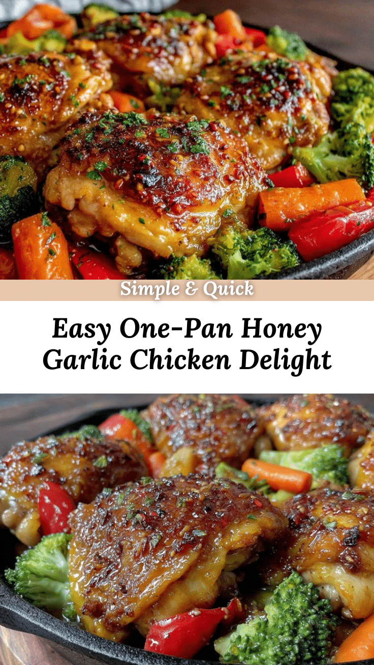 one-pan honey garlic chicken recipe