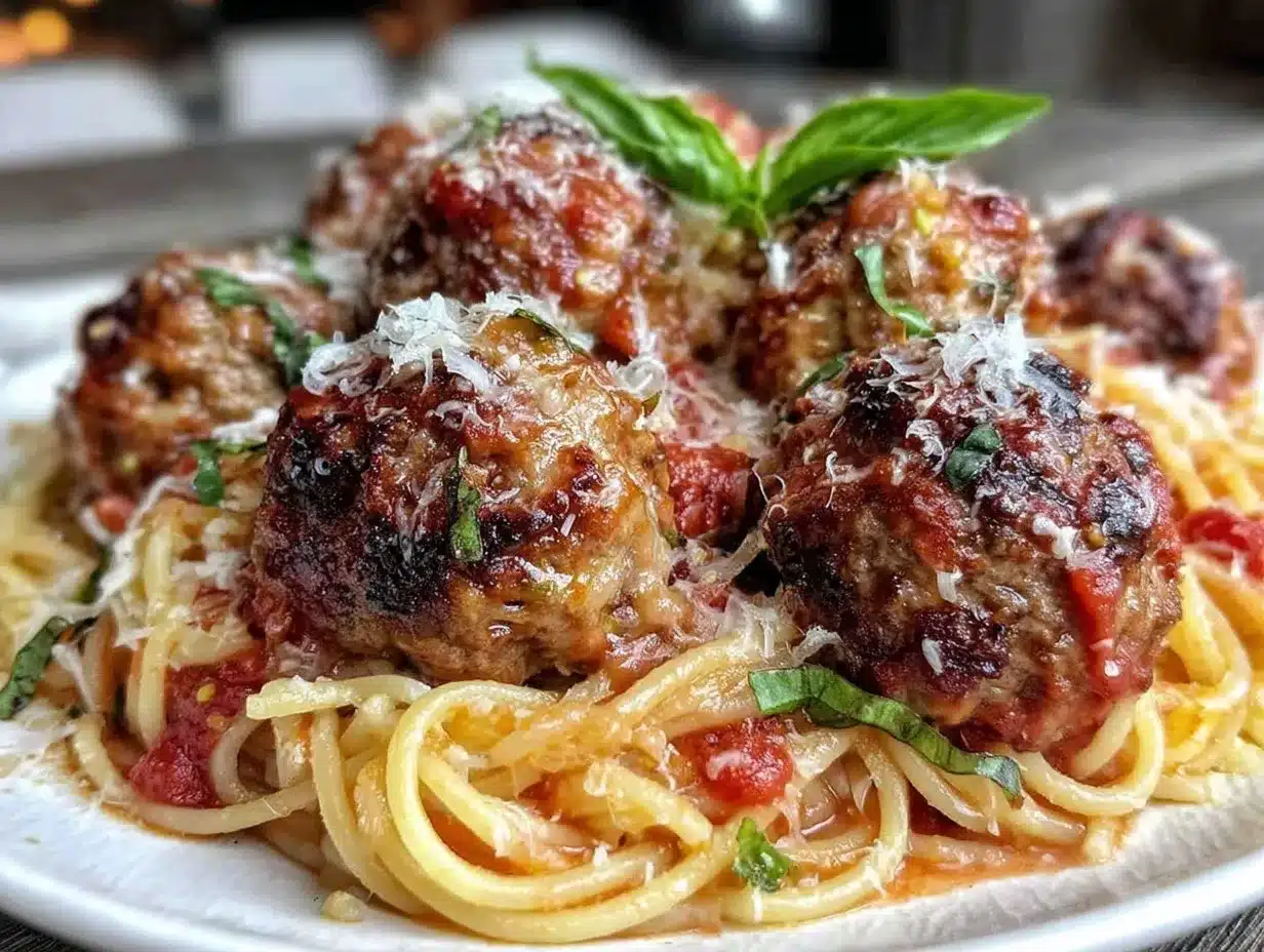one-pot spaghetti and meatballs recipe preparation steps
