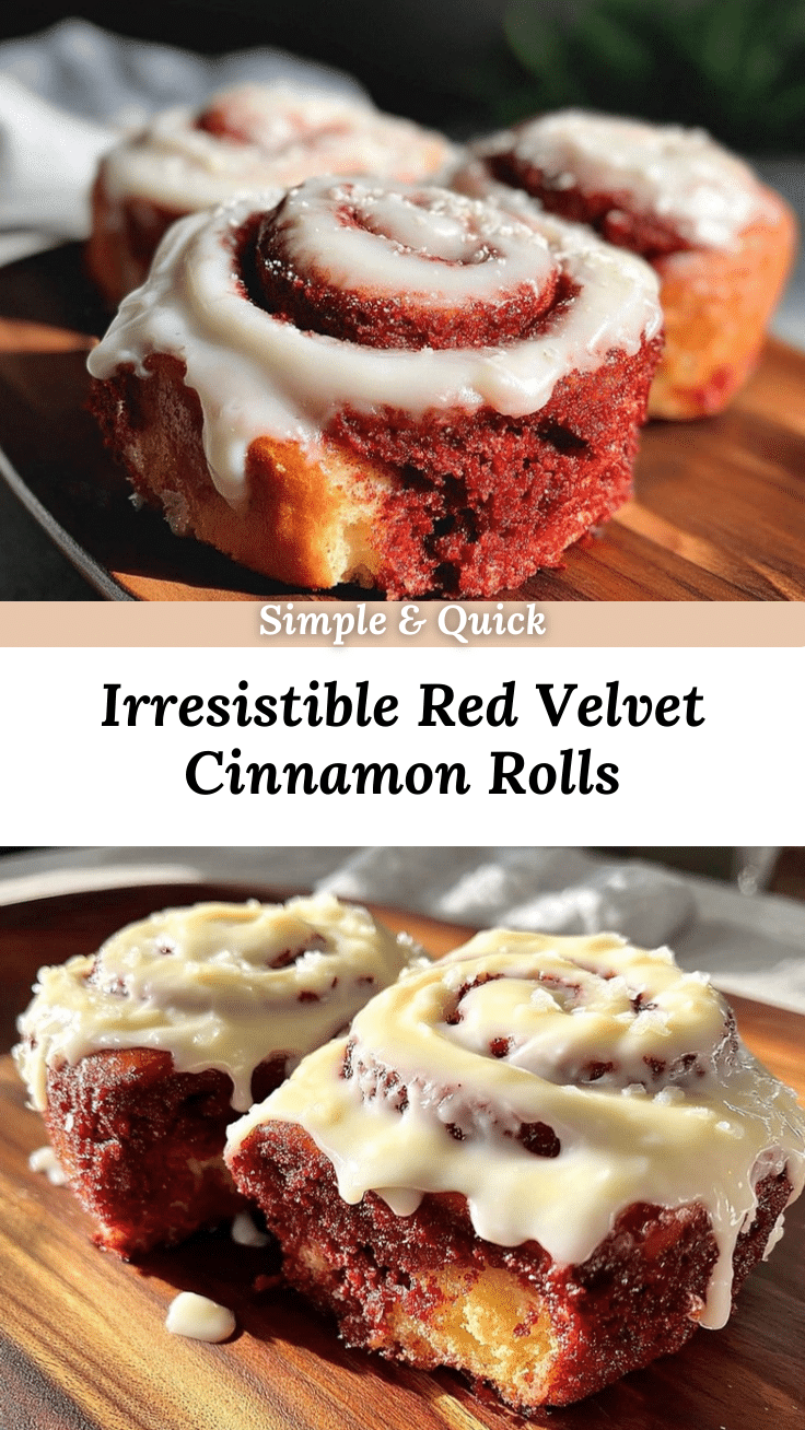 red velvet cinnamon rolls recipe
