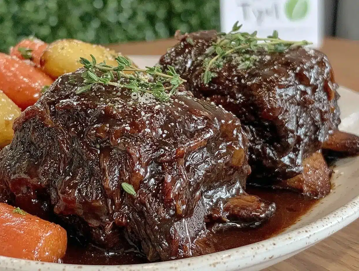 red wine braised short ribs preparation steps
