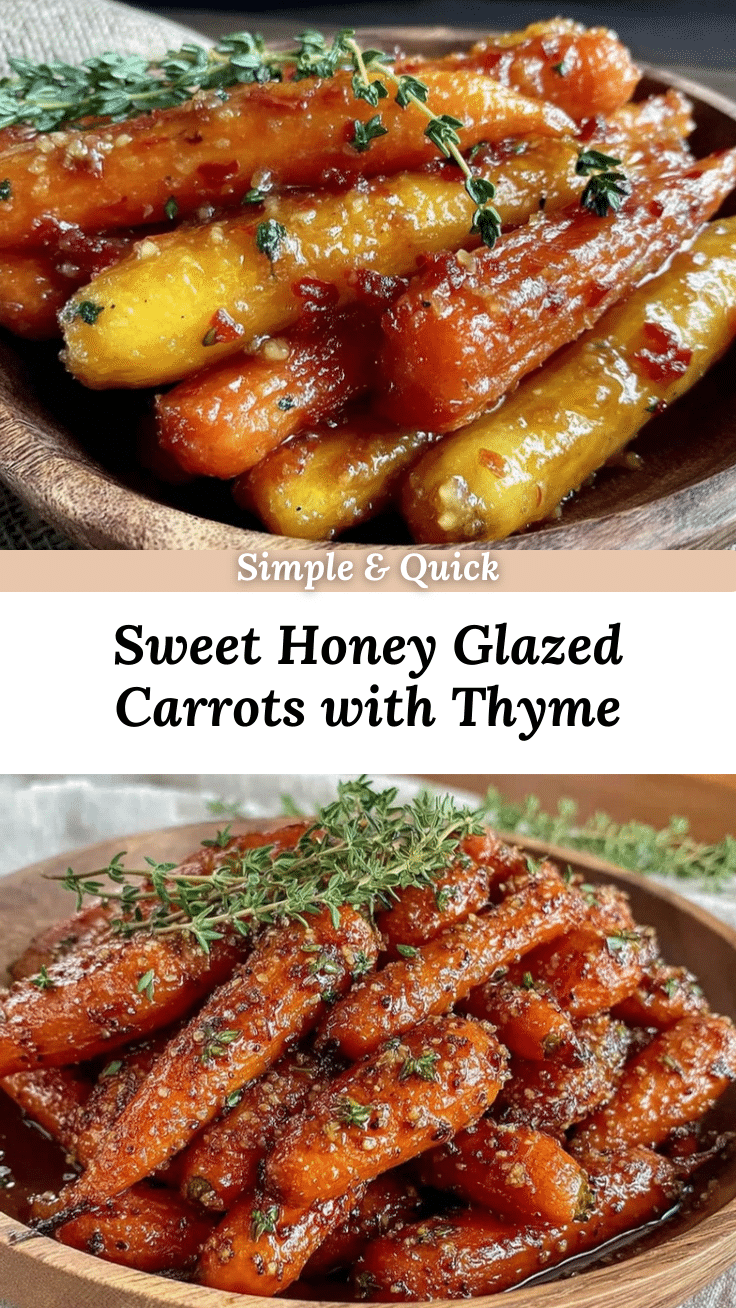 savory honey glazed carrots recipe