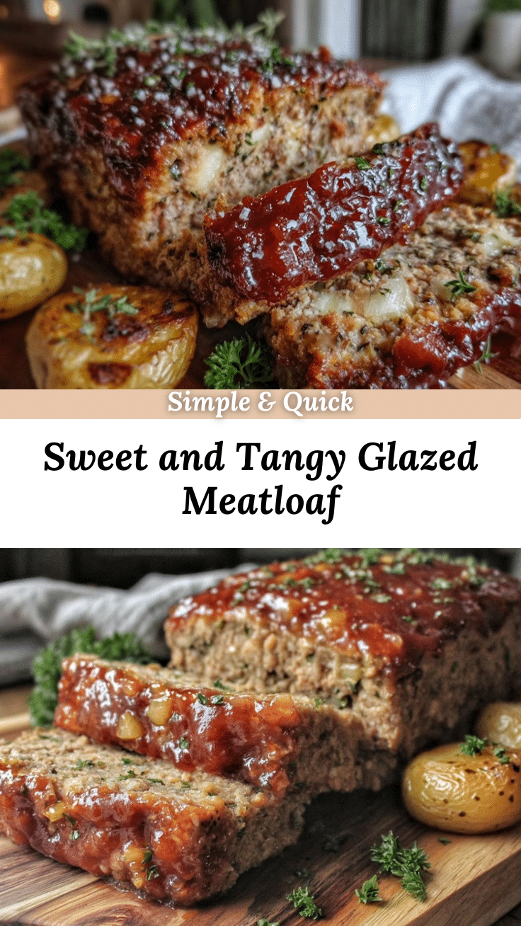 savory meatloaf brown sugar ketchup glaze recipe