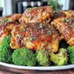 sheet pan teriyaki chicken and broccoli - featured image