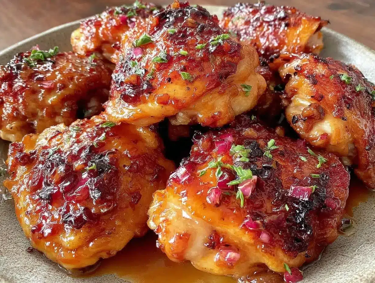 slow cooker honey garlic chicken thighs preparation steps