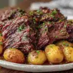 slow cooker Mississippi pot roast - featured image