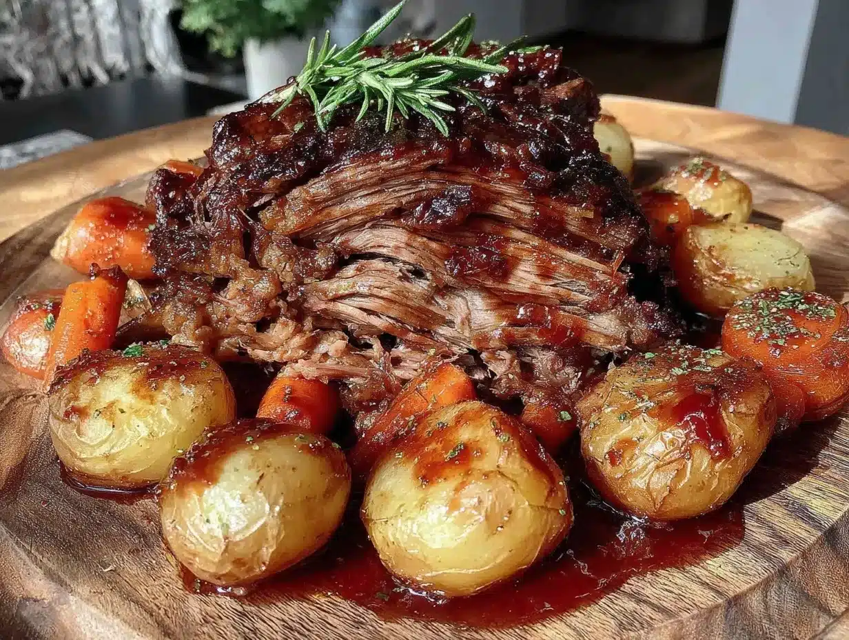 slow cooker pot roast preparation steps
