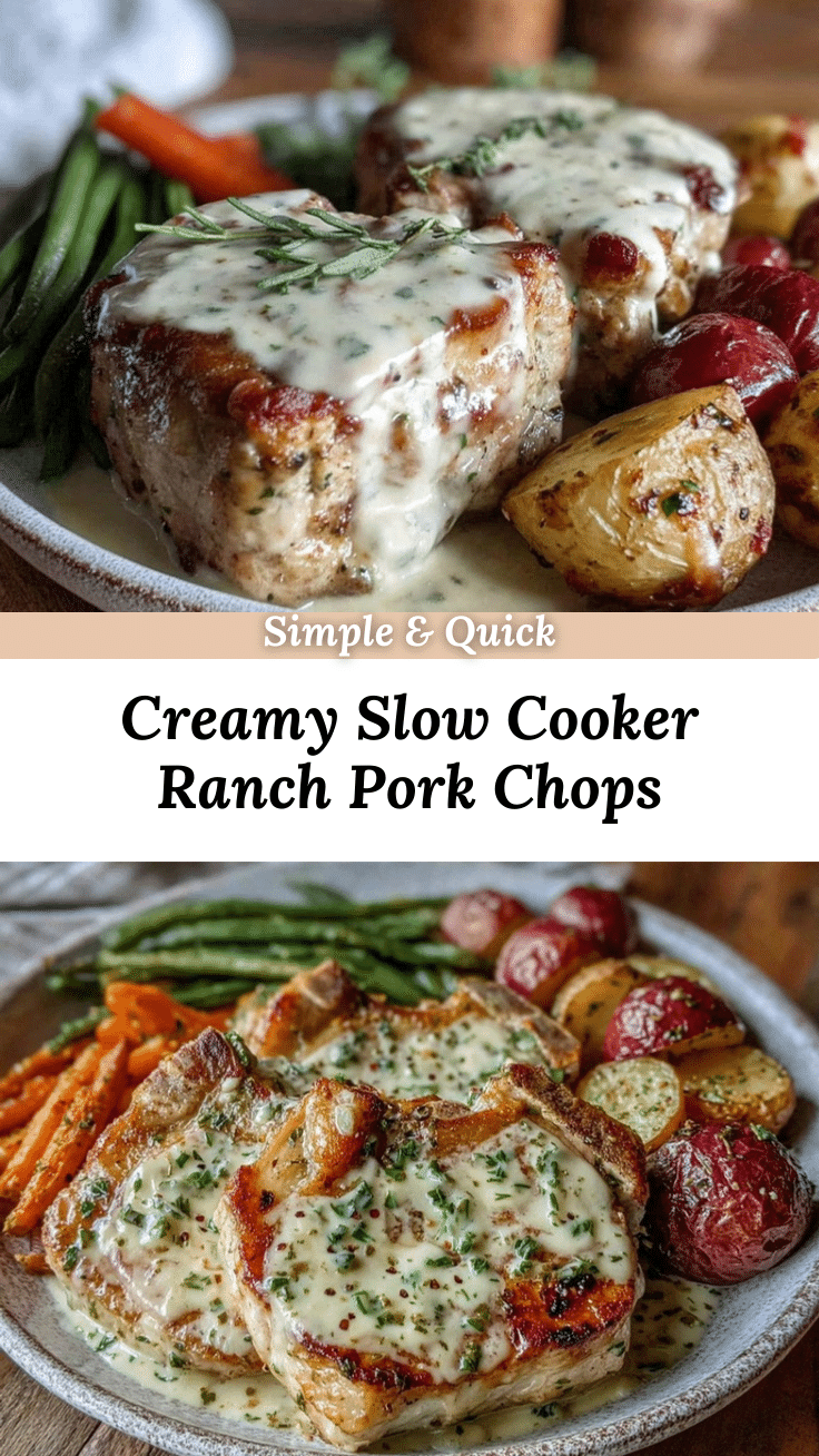 slow cooker ranch pork chops recipe
