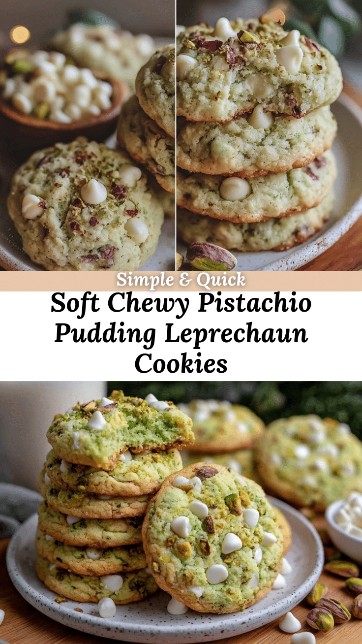 soft chewy pistachio pudding cookies recipe