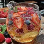 spring berry sangria - featured image