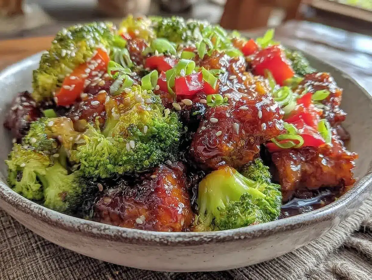 sticky teriyaki chicken stir fry preparation steps