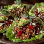 turkey lettuce wrap tacos - featured image