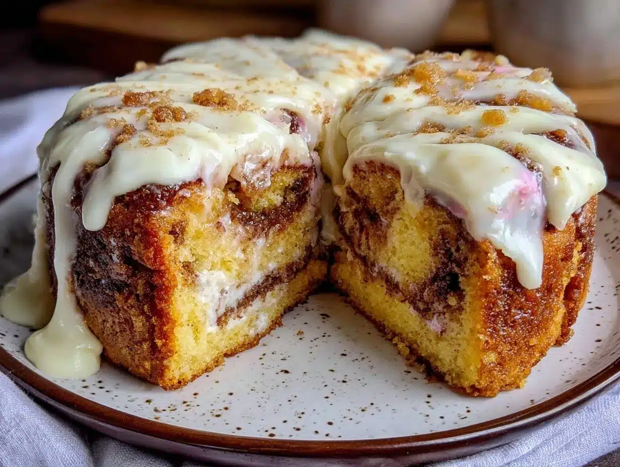 ultimate cinnamon roll cake recipe preparation steps