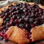 blueberry galette recipe - featured image