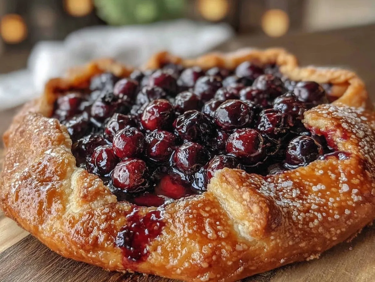 blueberry galette recipe preparation steps