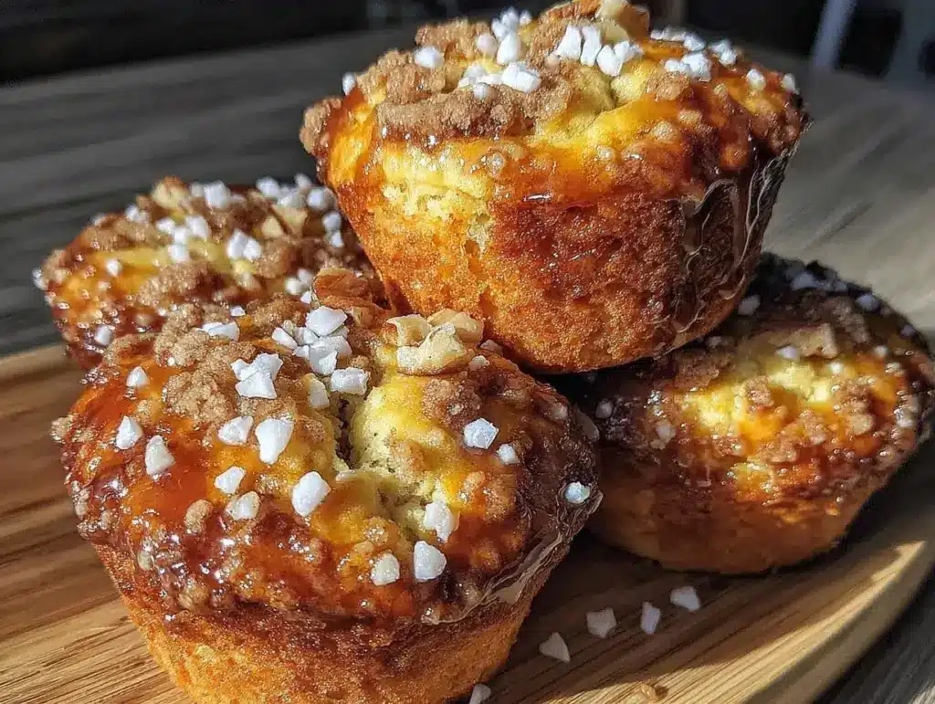 brown butter banana bread muffins - featured image