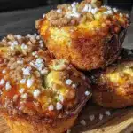 brown butter banana bread muffins - featured image