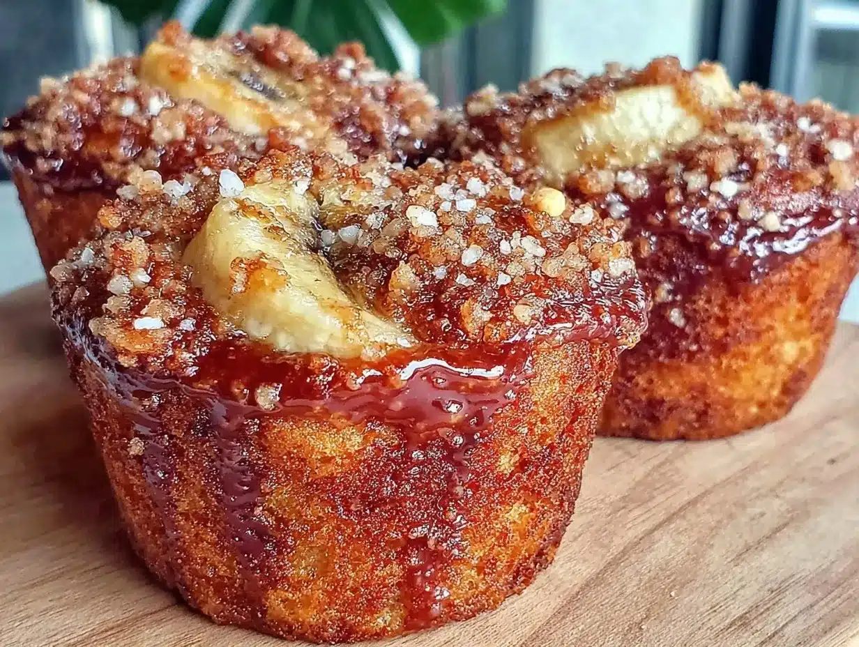 brown butter banana bread muffins preparation steps
