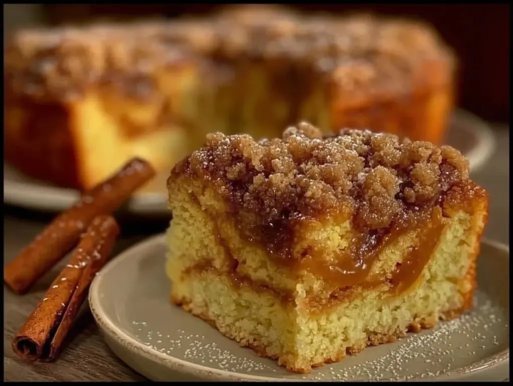 brown butter streusel coffee cake - featured image