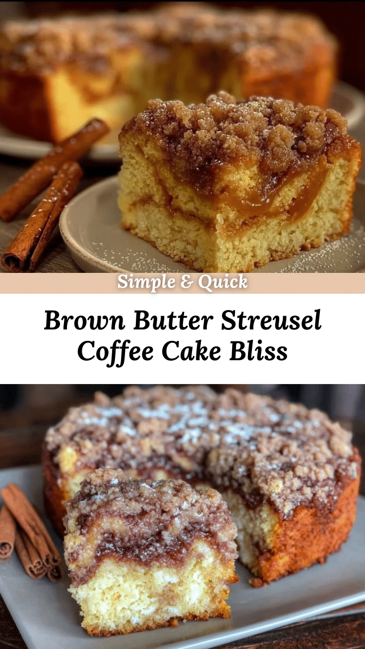 brown butter streusel coffee cake recipe