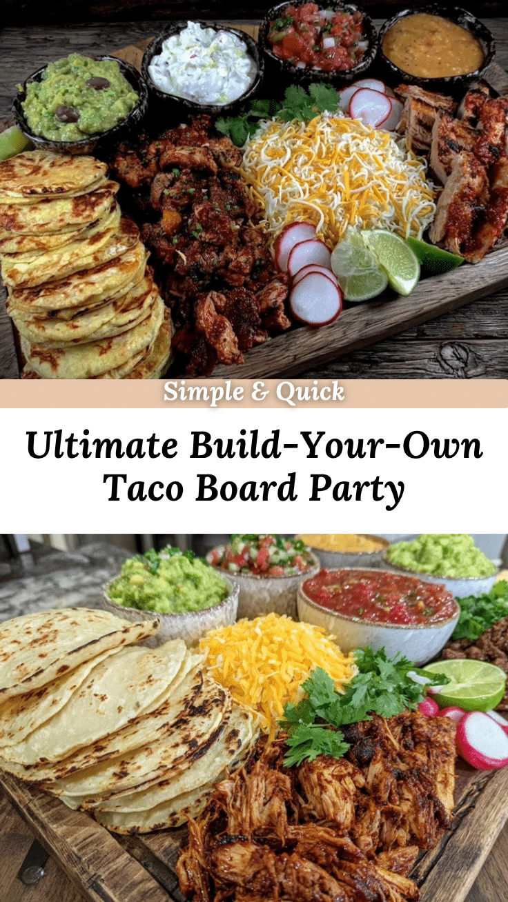 build-your-own taco board recipe