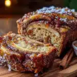 cozy churro banana bread - featured image