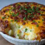 cozy crockpot hashbrown casserole - featured image