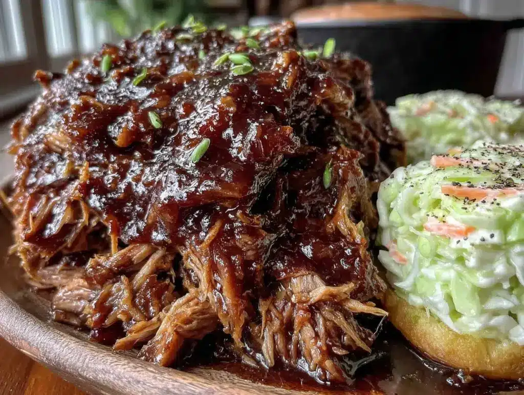 cozy crockpot pulled pork - featured image