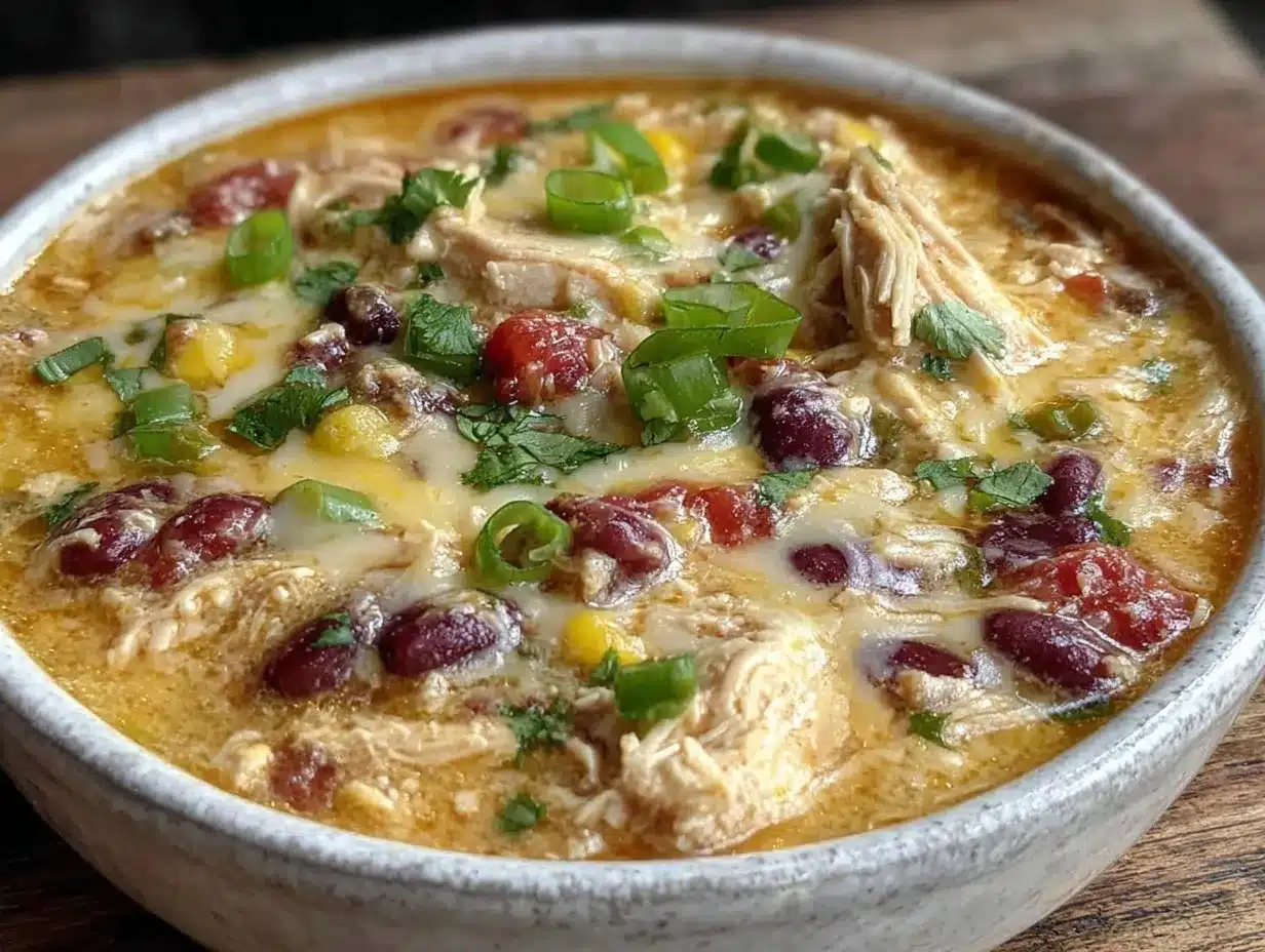 creamy crockpot chicken enchilada soup preparation steps