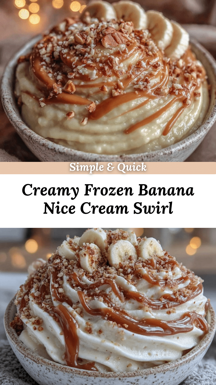 creamy frozen banana nice cream recipe