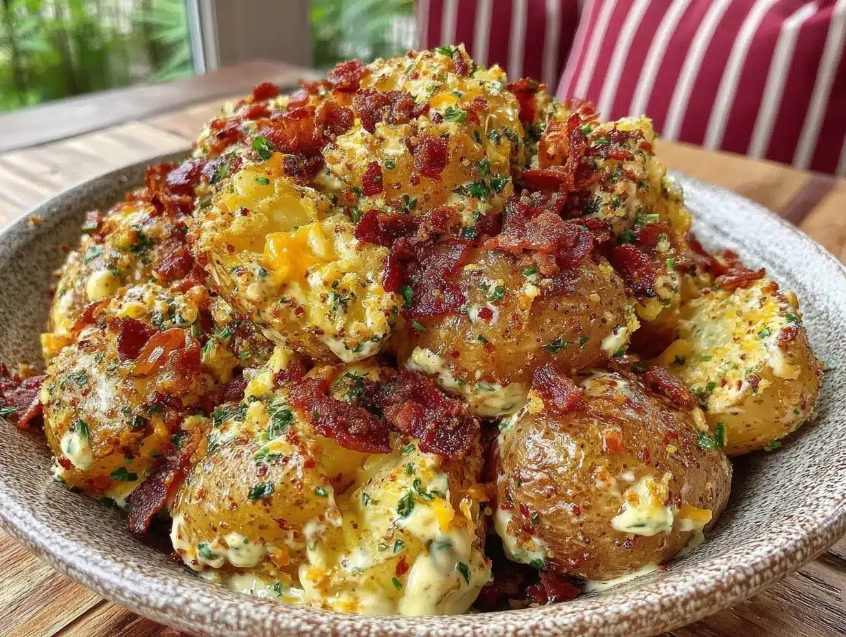 creamy loaded potato salad preparation steps