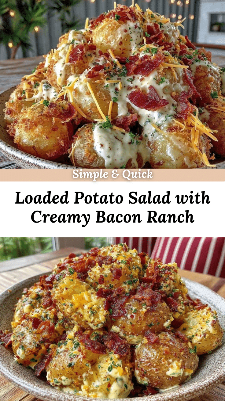creamy loaded potato salad recipe