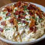 creamy slow cooker crack chicken - featured image