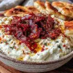 creamy whipped feta dip - featured image
