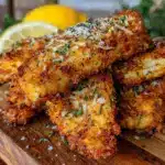 crispy air fryer parmesan chicken tenders - featured image
